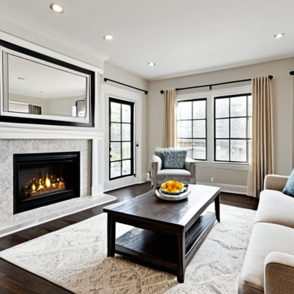 임대 부동산 수익성 향상을 위한 마케팅 전략 - Compelling Rental Listing Photography**
"A bright and inviting living room staged for a rental list...