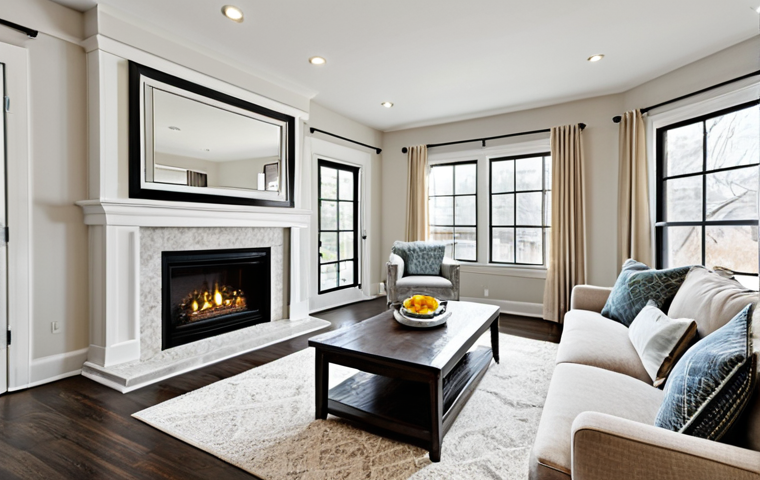 임대 부동산 수익성 향상을 위한 마케팅 전략 - Compelling Rental Listing Photography**
"A bright and inviting living room staged for a rental list...